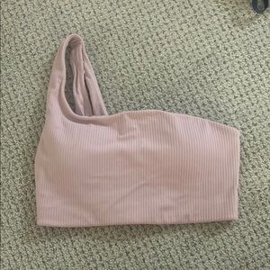 Lululemon Pink One-Shoulder Bra
